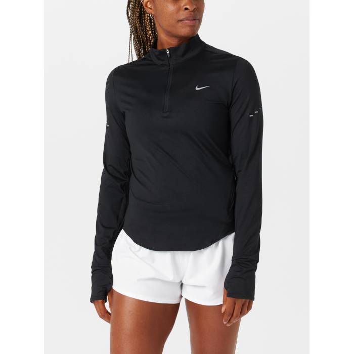 ナイキ Nike 【 Women's Swift Dri-Fit Uv Half Zip Women Black 】 レディース Swift ドライフィット ハーフ レディース 黒色 ブラック|スニケス