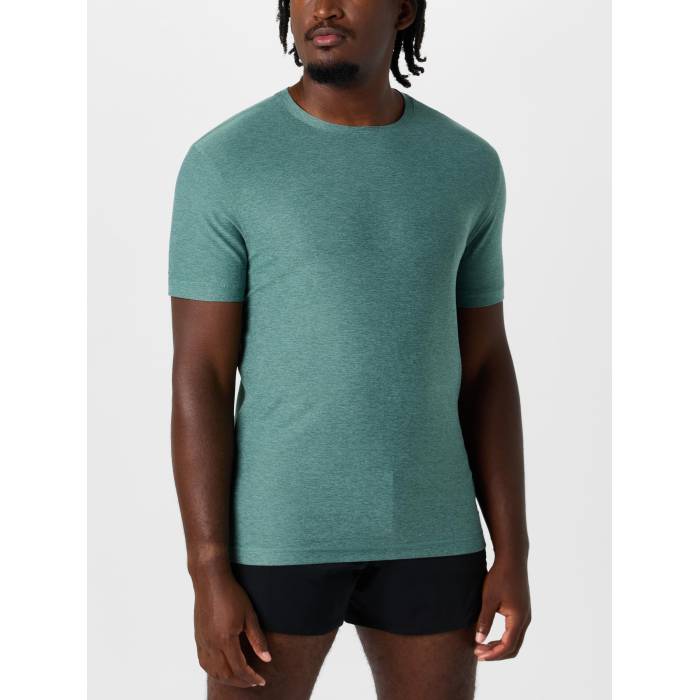 【★百貨店SALE★6/11十二時2時迄】Vuori 【 Men\u0027s Strato Tech Tee Men Bluegrass Heather 】 メンズ テック プルオーバー メンズ heather ギョリュウモドキ