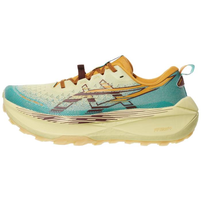 アシックス Asics 【 Trabuco Max 4 Men Wheat Yellow/Dark Red 】 マックス メンズ ウィート yellow 黄色・イエロー Red 赤・レッド