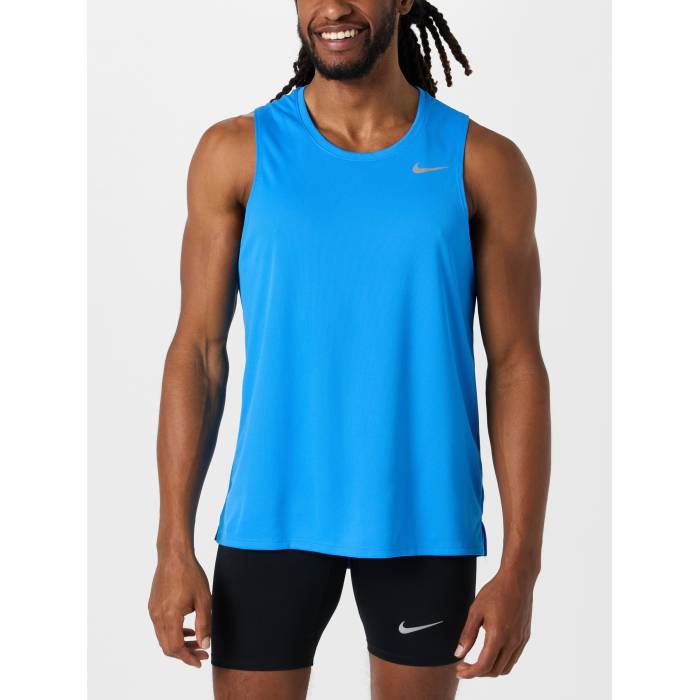 ナイキ Nike 【 Men's Dri-Fit Miler Tank Men Blue Hero 】 メンズ ドライフィット タンクトップ メンズ 青色 ブルー