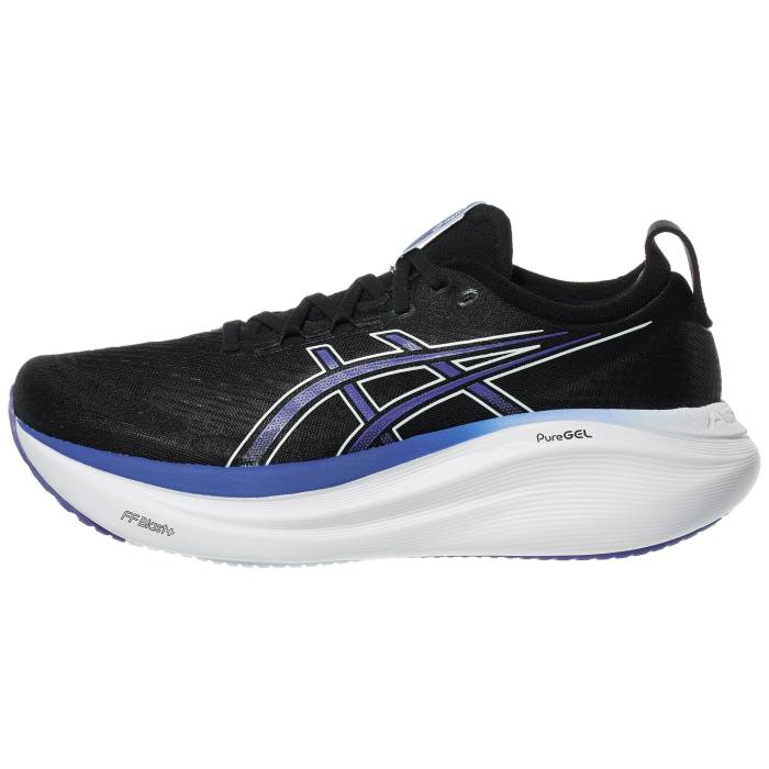 【★百貨店SALE★6/11十二時2時迄】アシックス Asics 【 Gel Nimbus 27 Men Black/Dark Cobalt 】 メンズ 黒いこと 黒いこと