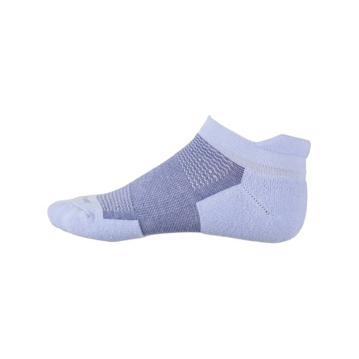 フィーチャーズ Feetures 【 Max Cushion No Show Tab Socks Unisex Purple 】 マックス ソックス・靴下 ユニセックス Purple 紫・パープル