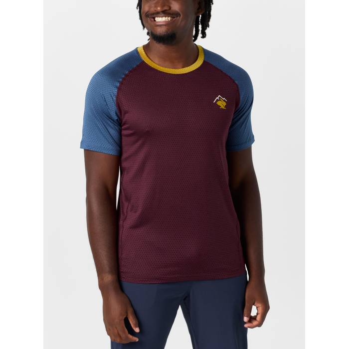 Rabbit 【 Men\u0027s Ez Tee Perf Trail Short Sleeve Men Tawny 】 メンズ プルオーバー Sleeve 捩り メンズ