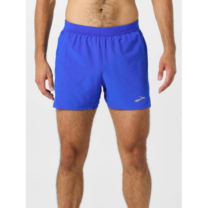【★百貨店SALE★6/11十二時2時迄】ブルックス Brooks 【 Men\u0027s Journey 5\" Short Men Neo Blue 】 メンズ メンズ ネオ 青み 青色"