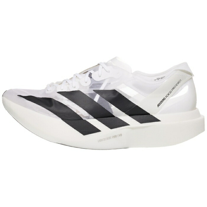 アディダス Adidas 【 Adizero Adios Pro Evo 1 Unisex White/Black 】 アディゼロ アディオス 労働者階級 ユニ一発やる 白いこと 白いこと 黒いこと 黒いこと