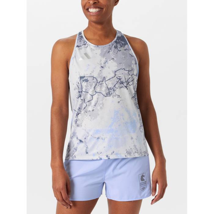 アディダス Adidas 【 Women's Boston Marathon 25 Aop Tank Women Aop Print 】 レディース ボストン タンクトップ レディース