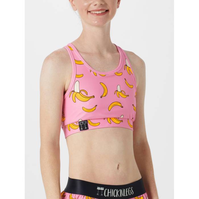 Chicknlegs 【 Pink Bananas Sports Pocket Bra Women Pink Bananas 】 pink ピンク レディース pink ピンク|スニケス