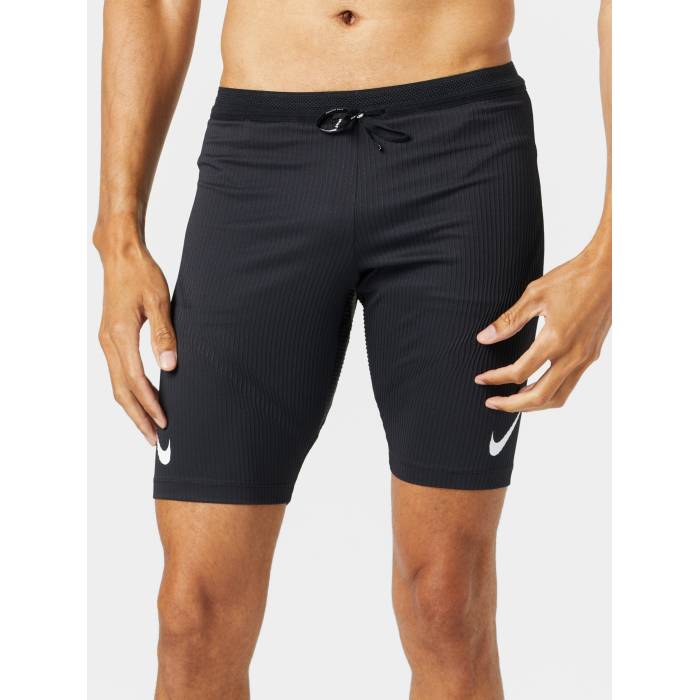 ナイキ Nike 【 Men\u0027s Dri-Fit Adv Aeroswift Running Half Tight Men Black 】 メンズ 素っ気ない填まる 二分の一 メンズ 黒いこと 黒いこと