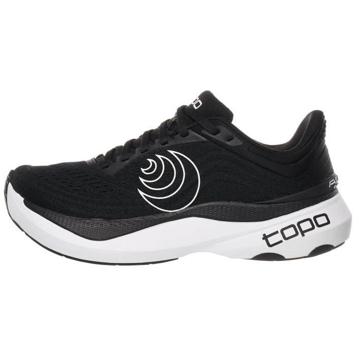 【★百貨店SALE★6/11真夜中2時迄】トポアスレチック Topo Athletic 【 Aura Women Black/White 】 佇まい レディース 黒いこと 黒いこと 白いこと 白いこと