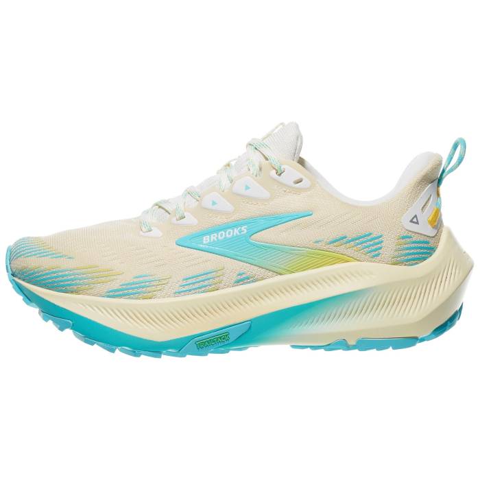 【★百貨店SALE★6/11十二時2時迄】ブルックス Brooks 【 Ghost Trail Women Sand/Star White/Golden 】 レディース 砂色・沙子 白いこと 白いこと