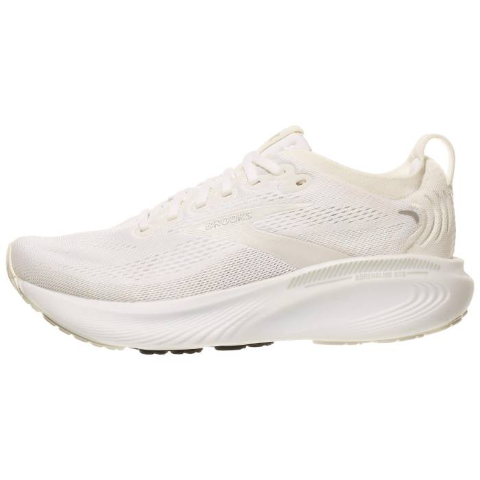 【★百貨店SALE★6/11十二時2時迄】ブルックス Brooks 【 Adrenaline Gts 25 Women White/White/Silv 】 GTS レディース 白いこと 白いこと