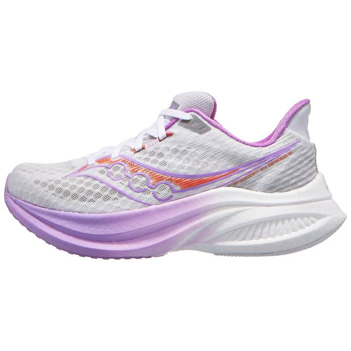 サッカニー Saucony 【 Endorphin Speed 5 Women White/Crocus 】 Speed スピード レディース 白色 ホワイト