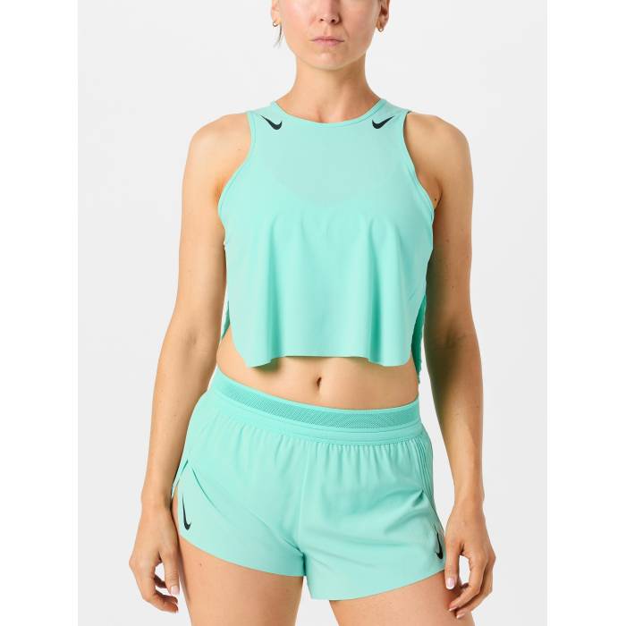 ナイキ Nike 【 Women's Aeroswift Dri-Fit Adv Crop Tank Women Hyper Turq 】 レディース ドライフィット Crop クロップ タンクトップ レディース