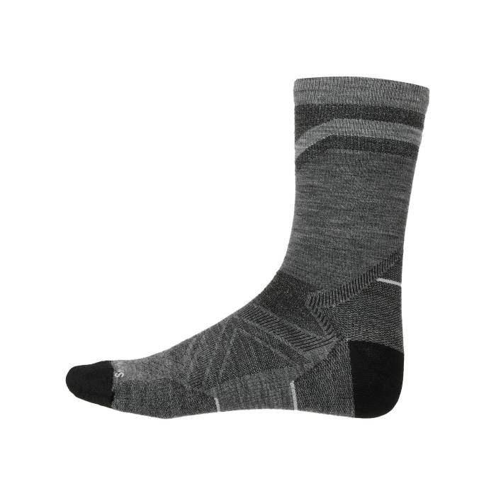 スマートウール Smartwool 【 Run Zero Cushion Mid Crew Pattern Socks Unisex Grey 】 ラン ゼロ ミッド クルー ソックス・靴下 ユニセックス 灰色 グレー