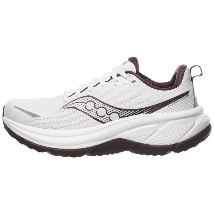 サッカニー Saucony 【 Hurricane 25 Men White/Wine 】 ハリケーン メンズ 白色 ホワイト