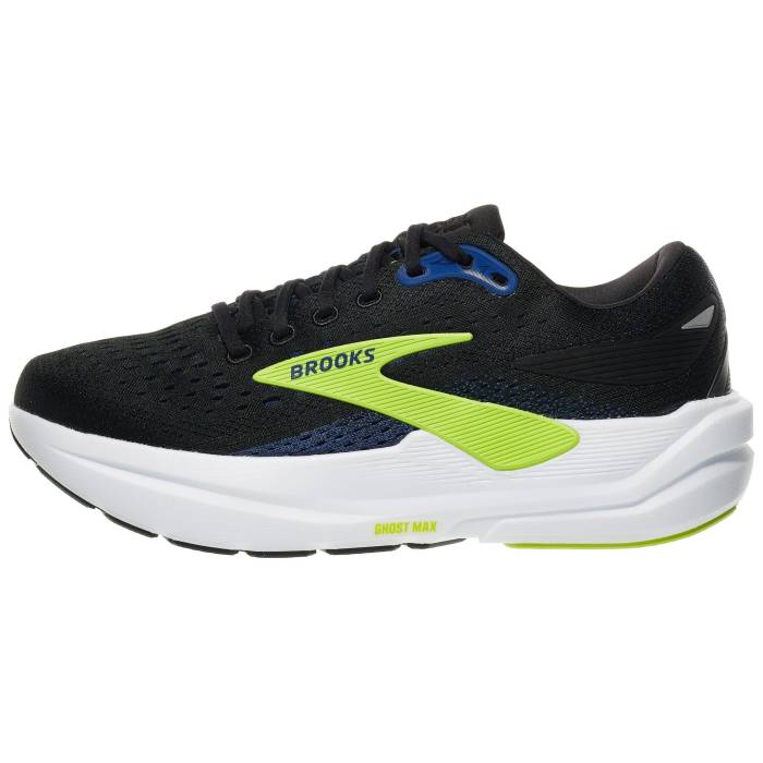 ブルックス Brooks 【 Ghost Max 3 Men Black/Navy/Acid Lime 】 マックス メンズ 黒色 ブラック 紺色 ネイビー ライム