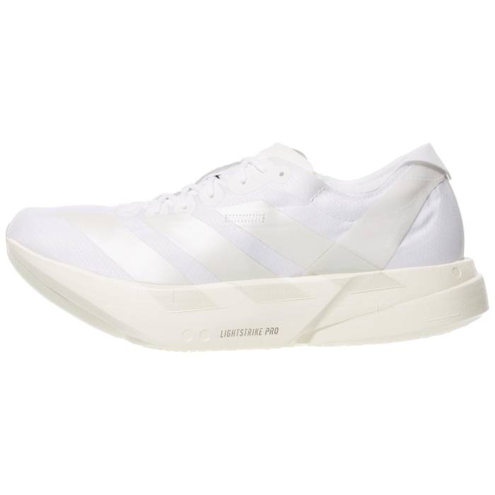 アディダス Adidas 【 Adizero Adios Pro 4 Men White/White 】 アディゼロ アディオス 労働者階級 メンズ 白いこと 白いこと