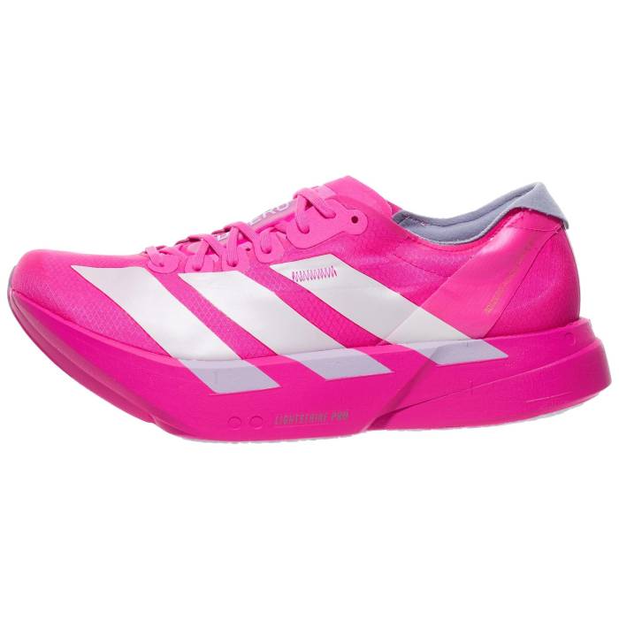アディダス Adidas 【 Adizero Adios Pro 4 Men Shock Pink/Plum 】 アディゼロ アディオス 労働者階級 メンズ ぼうぜん自失 pink サクラ色