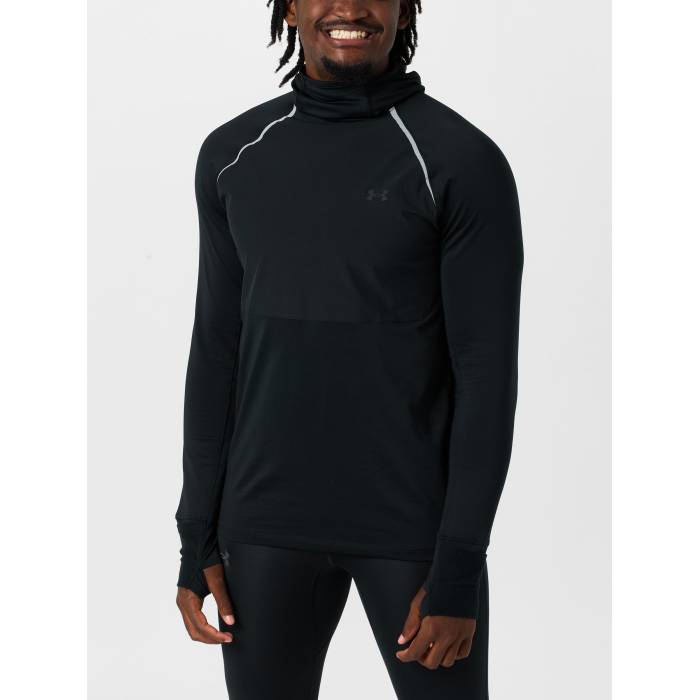アンダーアーマー Under Armour 【 Men\u0027s Velociti Pro Cw Balaclava Hoodie Men Black 】 メンズ 労働者階級 フーディー パーカー メンズ 黒いこと 黒いこと