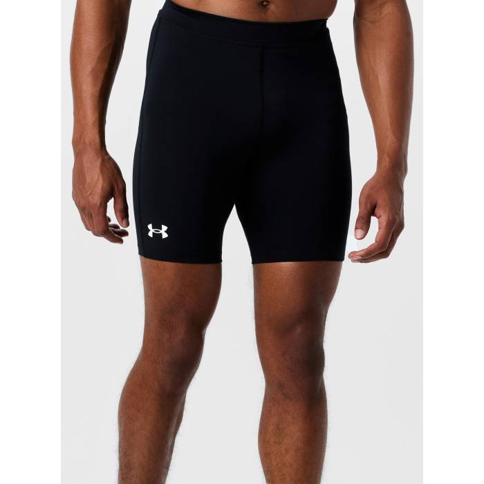 【★百貨店SALE★6/11十二時2時迄】アンダーアーマー Under Armour 【 Men\u0027s Launch Half Tights Men Black 】 メンズ 二分の一 Tights タイツ メンズ 黒いこと 黒いこと