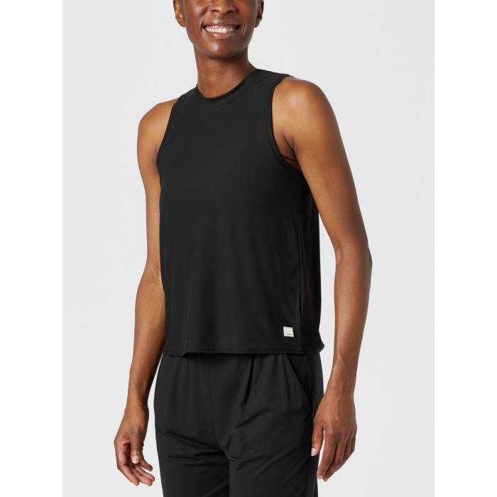 Vuori 【 Women's Energy Top Long Women Black 】 レディース エナジー レディース 黒色 ブラック|スニケス