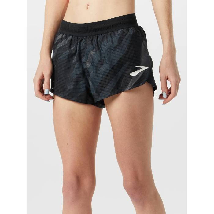 ブルックス Brooks 【 Women's Elite Black Zag 2" Split Short Women Black Zag 】 レディース エリート 黒色 ブラック レディース 黒色 ブラック｜スニケス 20,054円
