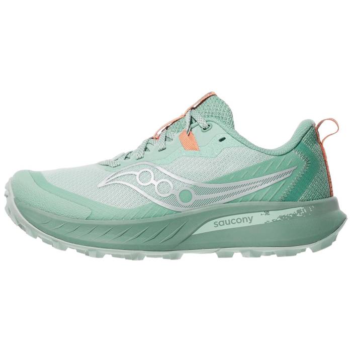【★百貨店SALE★6/11真夜中2時迄】サッカニー Saucony 【 Peregrine 15 Women Mist/Aloe 】 レディース