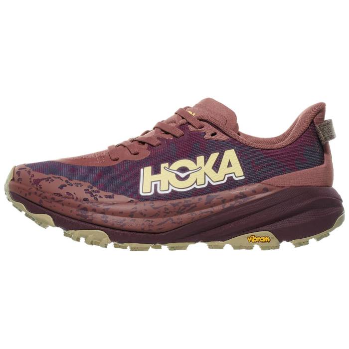 【★百貨店SALE★6/11真夜中2時迄】Hoka 【 Speedgoat 6 Women Rogue/Black Cherry 】 レディース 黒いこと 黒いこと