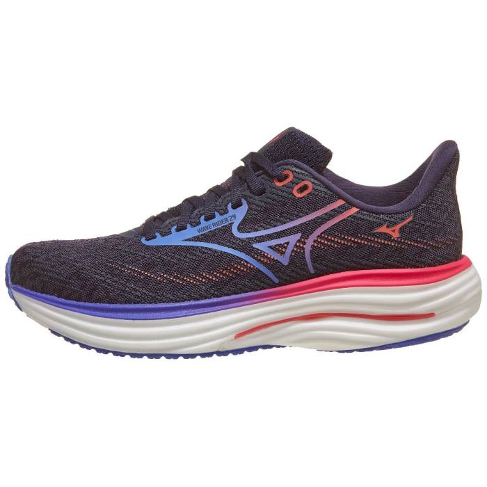 【★百貨店SALE★6/11真夜中2時迄】ミズノ Mizuno 【 Wave Rider 29 Women Odyssey Grey/Iris 】 Wave ウェーブ・ウェイブ レディース 薄墨色 薄墨色