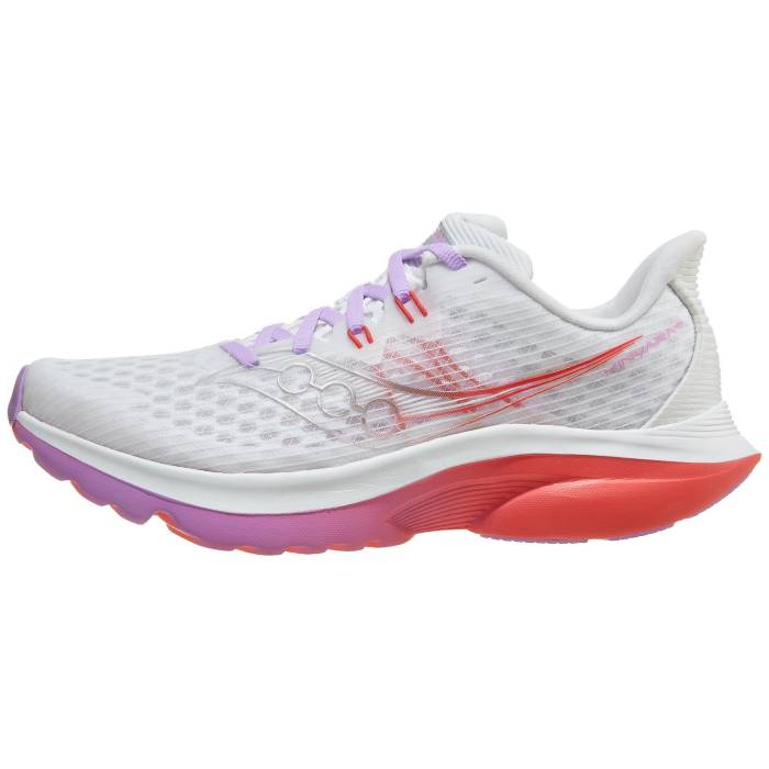 サッカニー Saucony 【 Kinvara 16 Women White/Crocus 】 レディース 白いこと 白いこと
