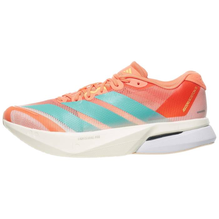 アディダス Adidas 【 Adizero Boston 13 Women Coral/Aqua/Orang 】 アディゼロ 豆の町 13 サー青少年 レディース アクア