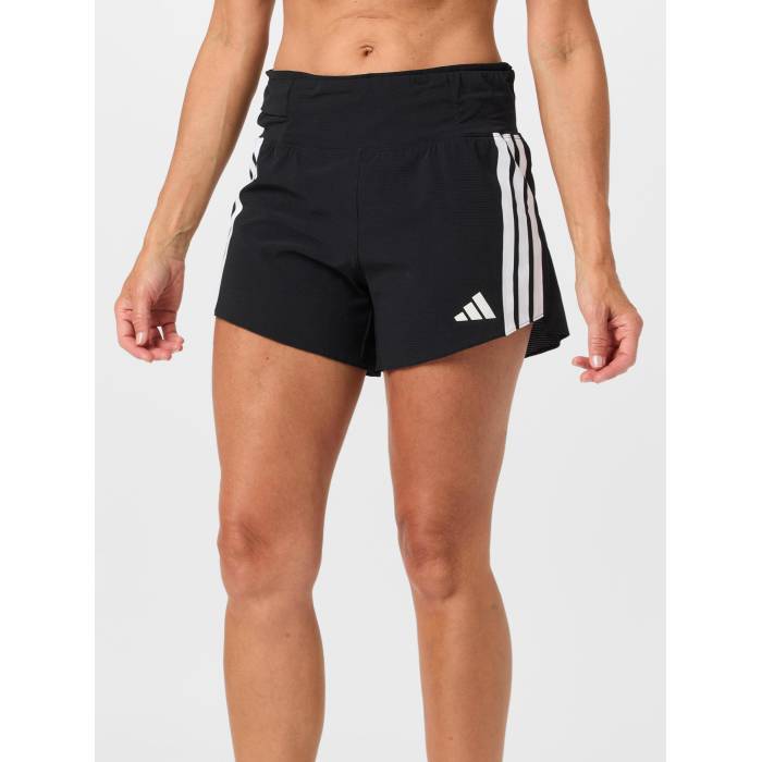 アディダス Adidas 【 Women's Adizero Gel 4" Short Women Black 】 レディース アディゼロ レディース 黒色 ブラック|スニケス