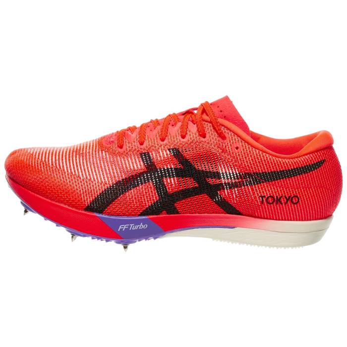 アシックス Asics 【 Metaspeed Ld 2 Spikes Unisex Flash Red/Black 】 ユニ一発やる Red 赤・赤いこと 黒いこと 黒いこと