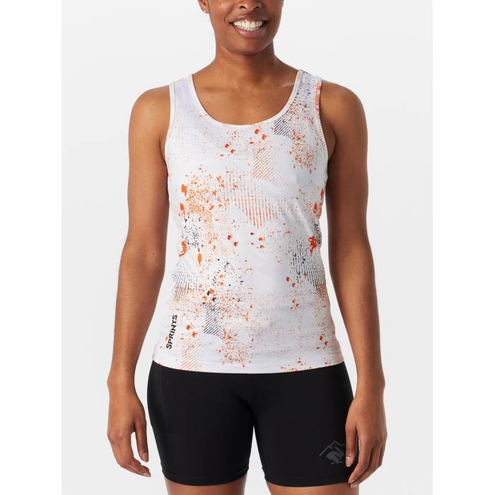 Sprints 【 Women's Setting Sun Evaporated Ventilation Tank Women White 】 レディース タンクトップ レディース 白色 ホワイト|スニケス