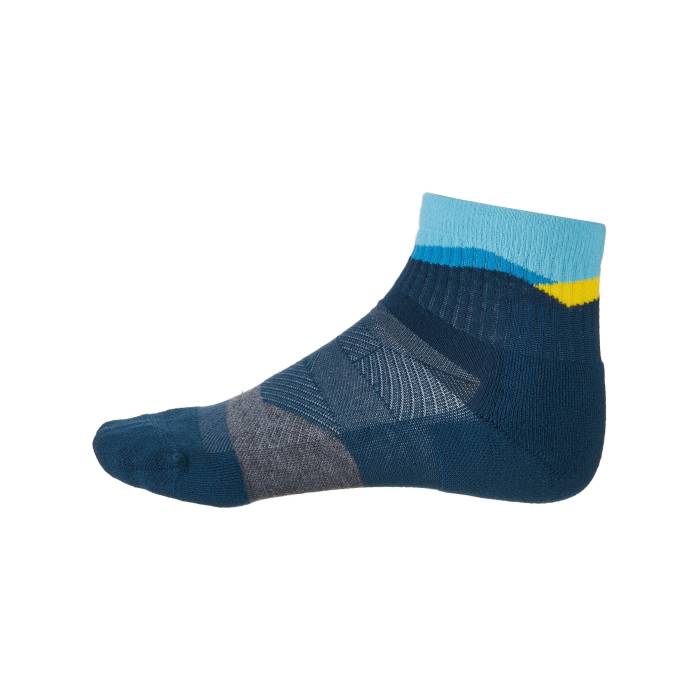 フィーチャーズ Feetures 【 Trail Max Cushion Quarter Socks Unisex Blue 】 マックス ソックス・靴下 ユニセックス 青色 ブルー 12,075円