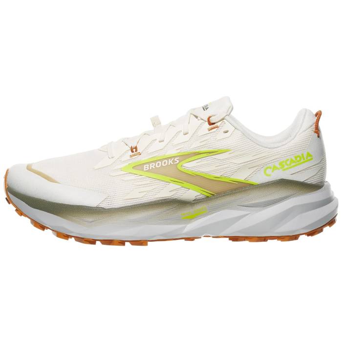 【★百貨店SALE★6/11十二時2時迄】ブルックス Brooks 【 Cascadia 19 Men Coconut/Olive/Ginger 】 メンズ olive オリーブ