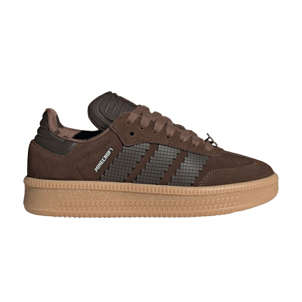 アディダス サンバ 赤銅色 赤銅色 \u0027SPIDER\u0027 スニーカー メンズ ADIDAS MINECRAFT X SAMBA XLG J / BROWN DARK BROWN TRACE BROWN