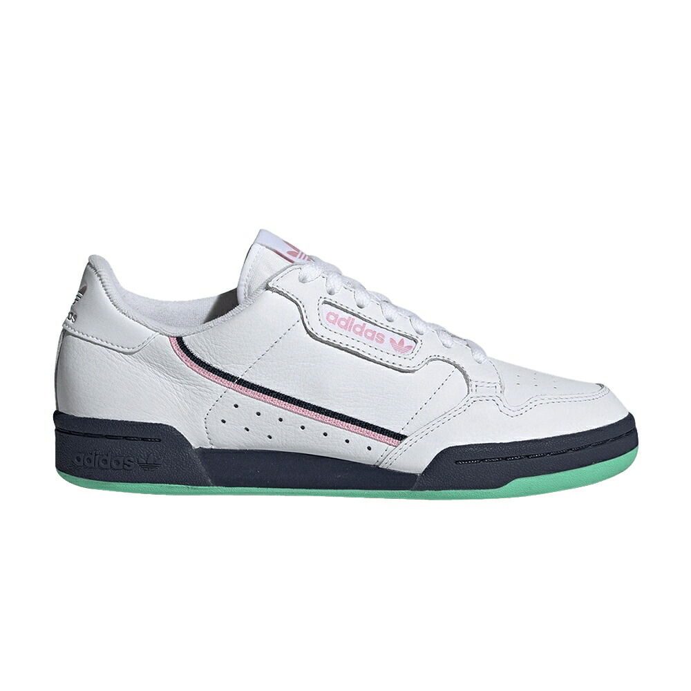 アディダス 紺色 ネイビー 白色 ホワイト ピンク 'WHITE PINK' スニーカー レディース ADIDAS WMNS CONTINENTAL 80 NAVY / CLOUD WHITE TRUE PINK COLLEGIATE