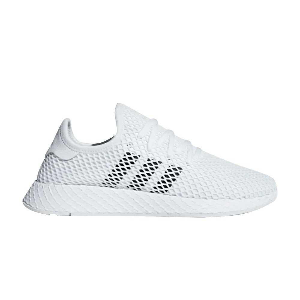 アディダス 白色 ホワイト コア 黒色 ブラック 灰色 グレー 'CLOUD WHITE' スニーカー メンズ ADIDAS DEERUPT / CLOUD WHITE CORE BLACK GREY