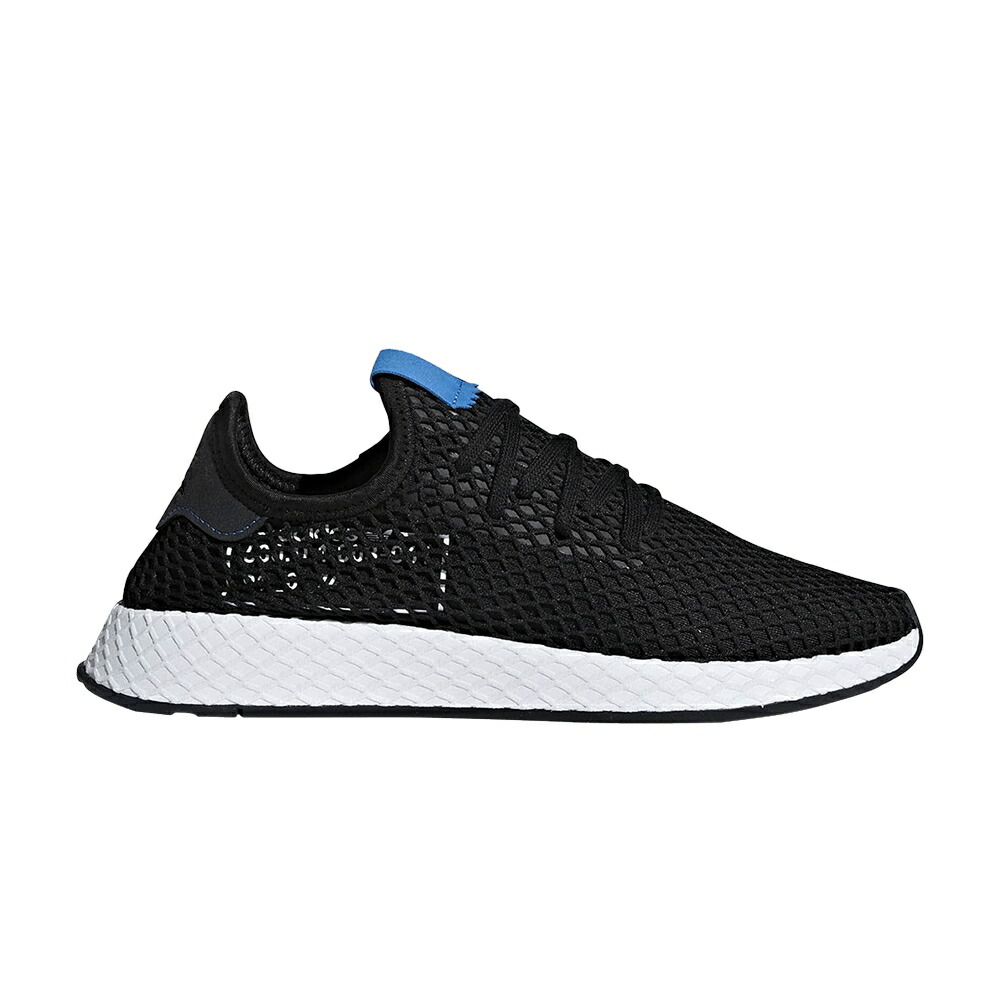 アディダス コア 黒色 ブラック ブルーバード ALPHATYPE スニーカー メンズ ADIDAS DEERUPT / CORE BLACK CORE BLACK BLUEBIRD