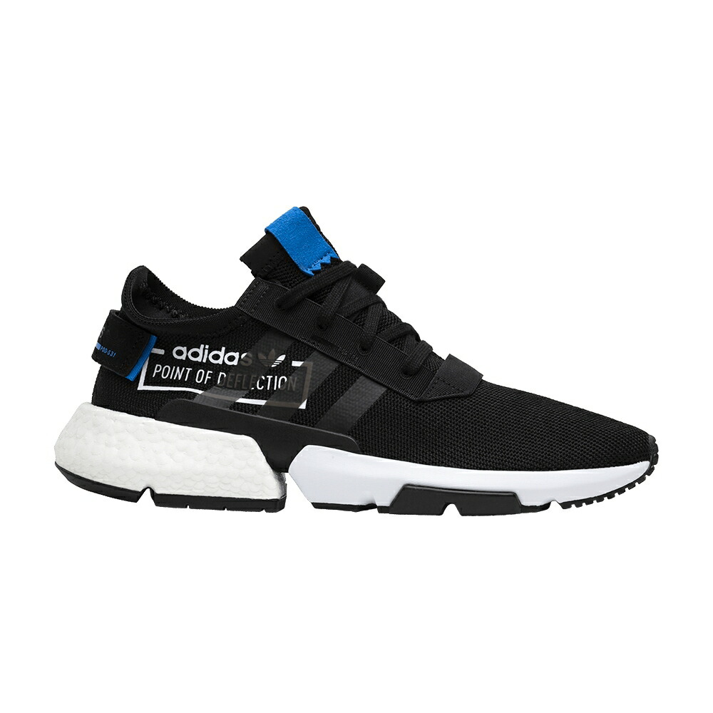 アディダス コア 黒色 ブラック ブルーバード P.O.D. S3.1 ALPHATYPE スニーカー メンズ ADIDAS / CORE BLACK CORE BLACK BLUEBIRD