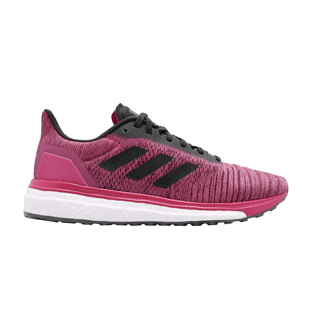 アディダス レアル マジェンタ 炭素 薄墨色 薄墨色 \u0027REAL MAGENTA\u0027 スニーカー レディース ADIDAS WMNS SOLAR DRIVE / REAL MAGENTA CARBON GREY FIVE