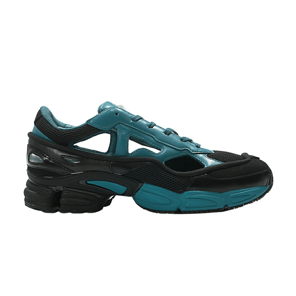 アディダス 黒いこと 黒いこと 青碧 青碧 ラフシモンズ \u0027BLACK BLUE\u0027 スニーカー メンズ ADIDAS RAF SIMONS X REPLICANT OZWEEGO COLONIAL / BLACK COLONIAL BLUE