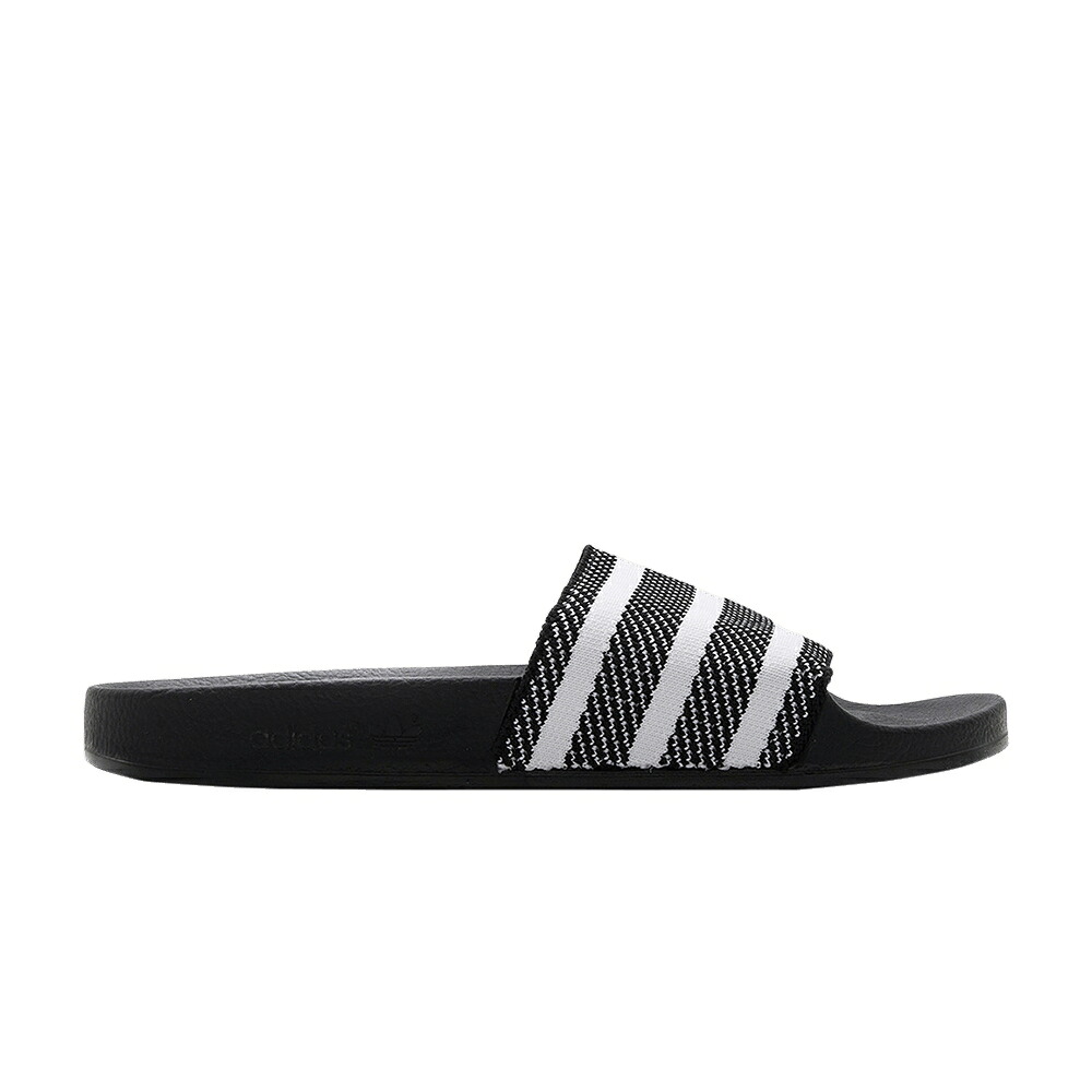 アディダス アディレッタ コア 黒色 ブラック スニーカー メンズ ADIDAS ADILETTE PRIMEKNIT / CORE BLACK｜スニケス