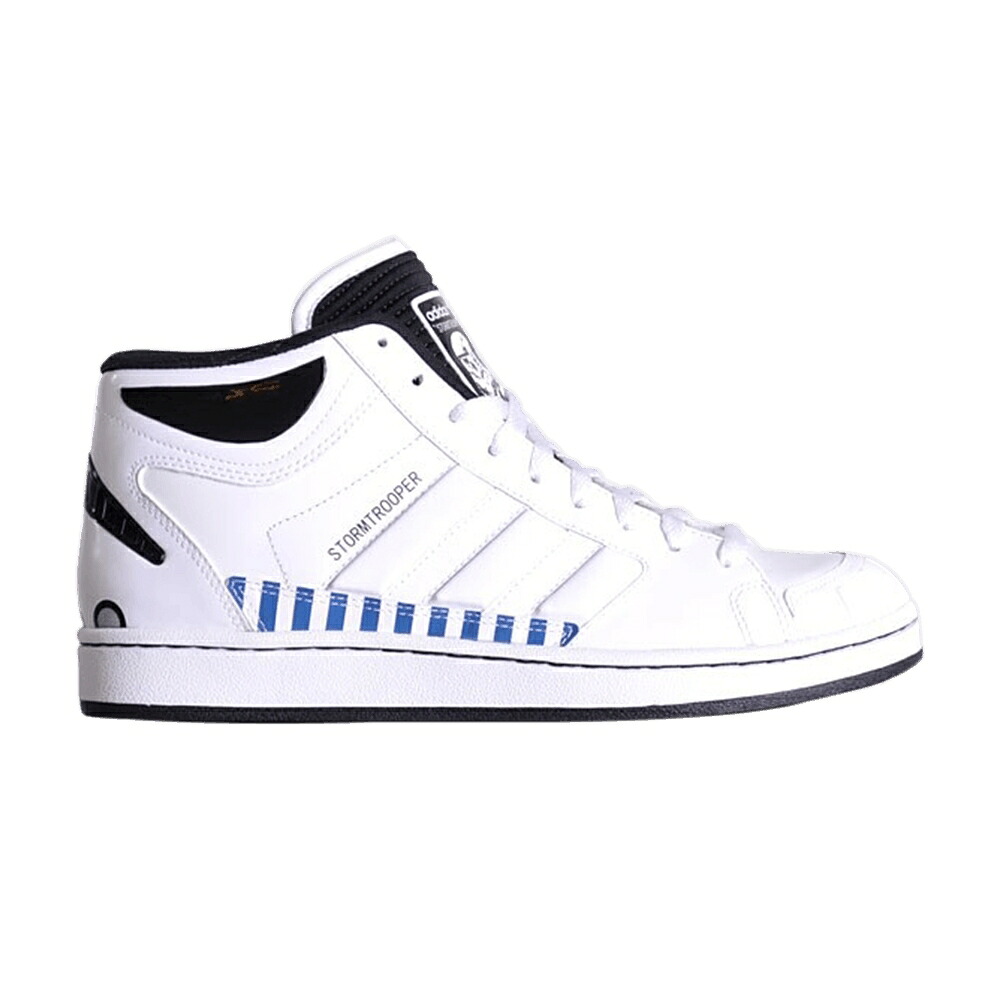 アディダス 滑る ミッド \u0027STORMTROOPER\u0027 スニーカー メンズ ADIDAS SUPER SKATE MID / WHT BLACK1 WHT