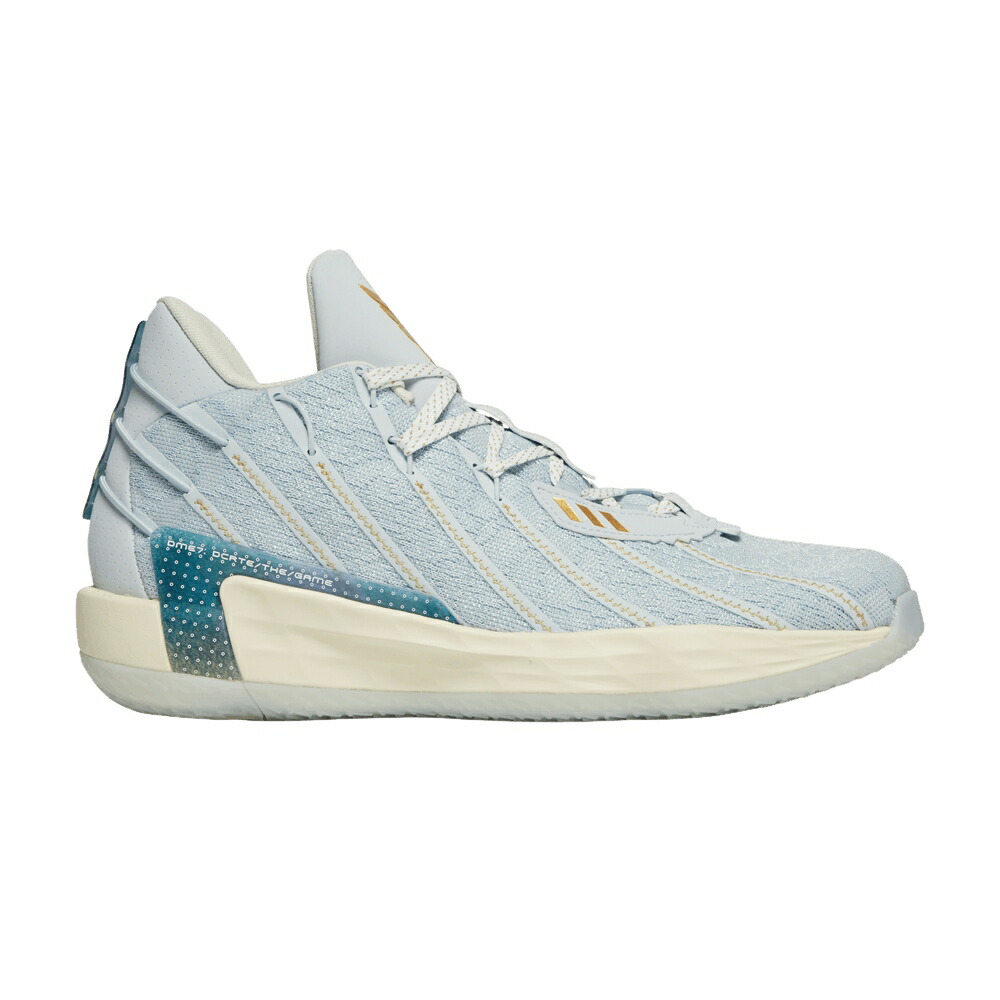 アディダス 青味 青み 皮膚軟化剤 白いこと 白いこと \u0027CHRISTMAS PACK\u0027 スニーカー メンズ ADIDAS DAME 7 / HALO BLUE CREAM WHITE CLOUD