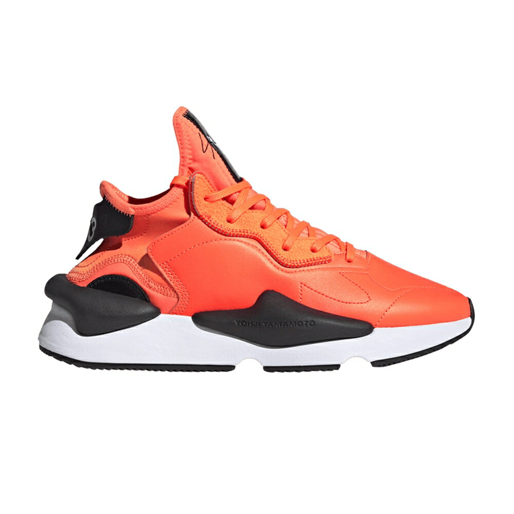 アディダス 橙 オレンジ 黒色 ブラック 白色 ホワイト OLAR BLACK スニーカー レディース ADIDAS Y-3 WMNS KAIWA ORANGE / SOLAR ORANGE BLACK CLOUD WHITE