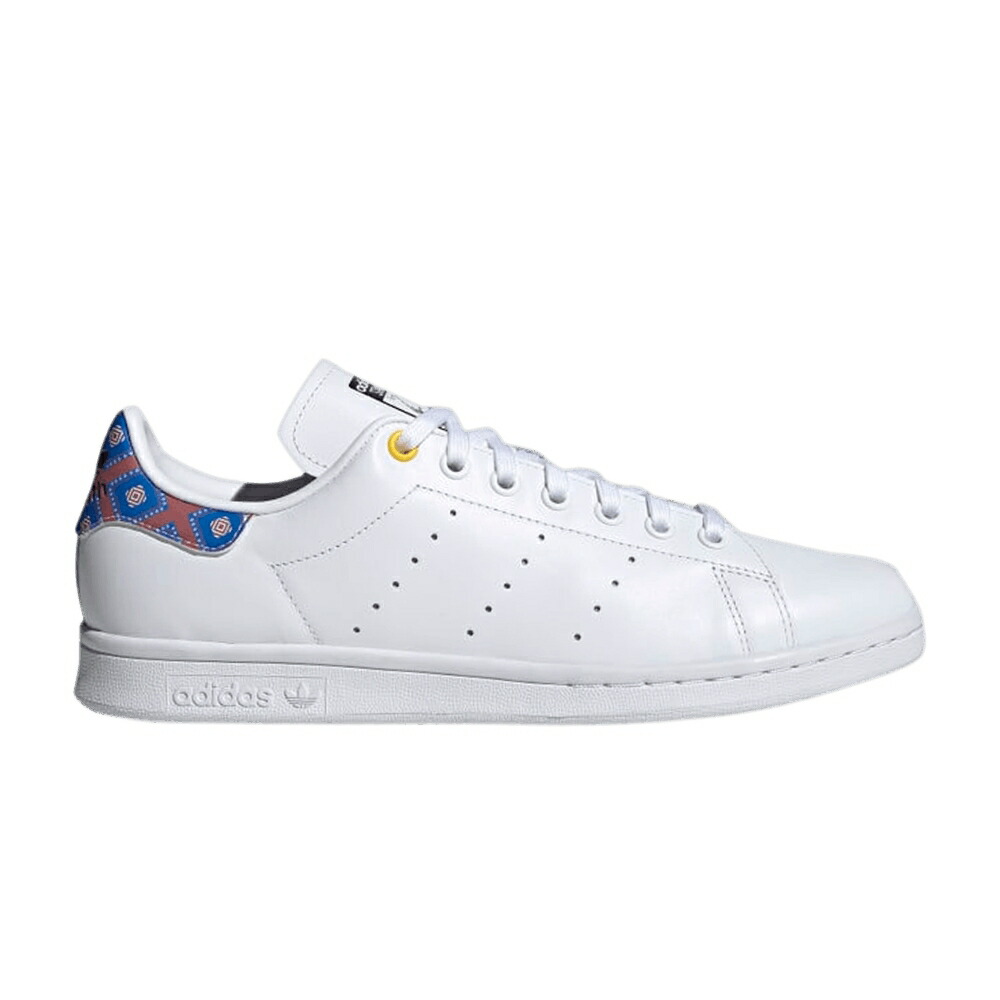 アディダス 白色 ホワイト コア 黒色 ブラック 黄色 イエロー スタンスミス WHITE AZTEC スニーカー メンズ ADIDAS STAN SMITH / CLOUD WHITE CORE BLACK YELLOW