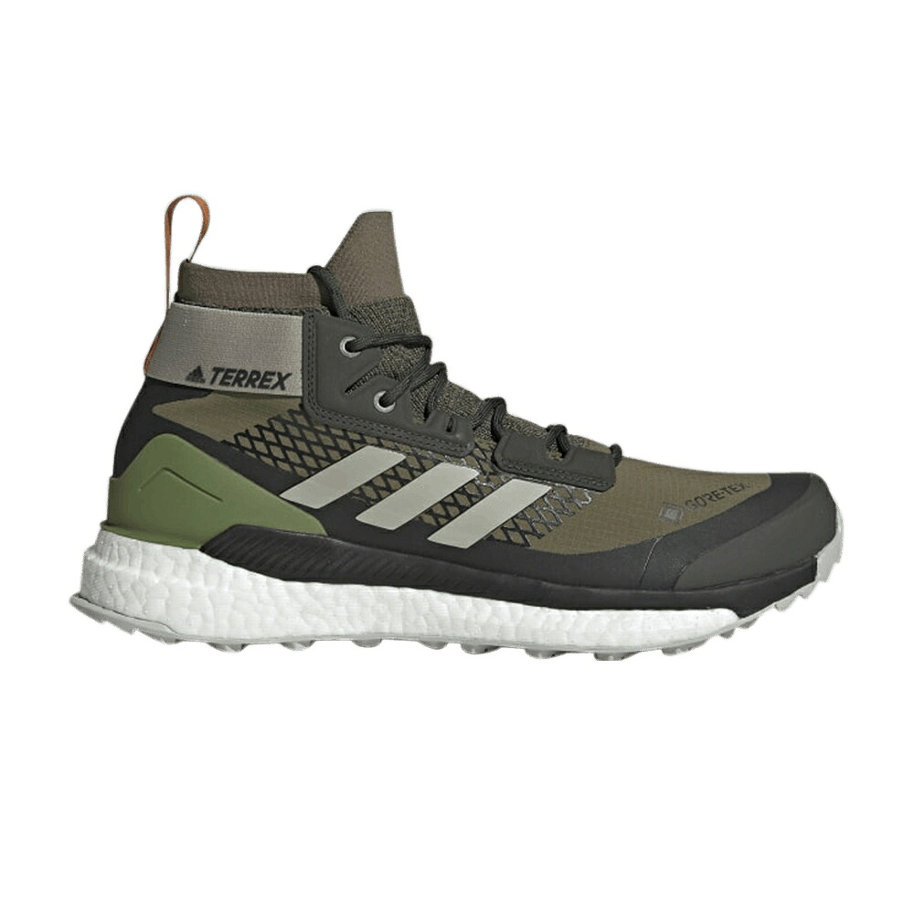 アディダス 無償性 カーキ テック オリーブ \u0027RAW KHAKI\u0027 スニーカー メンズ ADIDAS TERREX FREE HIKER GTX / RAW KHAKI SESAME TECH OLIVE