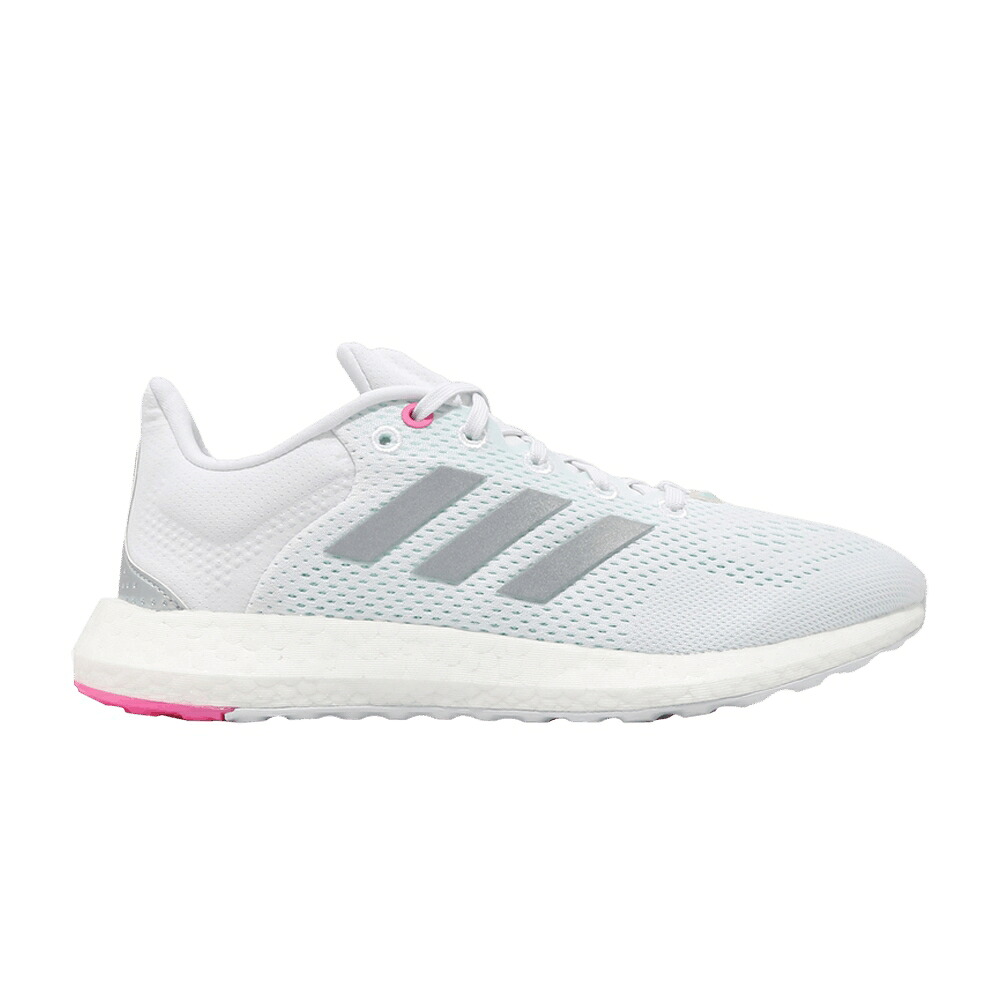 アディダス 銀色 シルバー 白色 ホワイト 'WHITE MINT' スニーカー レディース ADIDAS WMNS PUREBOOST 21 SILVER / FOOTWEAR WHITE SILVER METALLIC